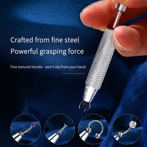 WORLD PRECISION SURGICAL WPS-PBG-01 Manual ISO13485 Certified Stainless Steel Septum Piercing Forceps Piercing Ball <b>Grabber</b> <b>Tool</b> - Product Image 5