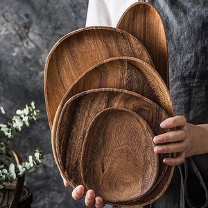 NOUVELLE COLLECTION 2023 ASSIETTE EN BOIS Ustensiles de cuisine DÉCORATION MEILLEUR PRIX DU LOTUS BLEU VIETNAM - Product Image 2