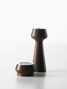 Bougeoirs en bois de luxe vintage, design unique, pots à bougies décoratifs pour restaurant, hôtel, mariage et fête - Product Image 5