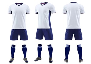Nueva Llegada 2025, Uniforme de Fútbol Personalizado de Manga Corta, 100% Poliéster Transpirable, Superventas, Ropa de Fútbol para Adultos en Tallas Grandes - Product Image 3