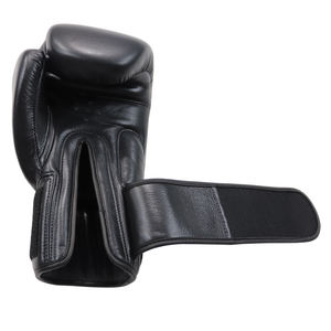 Real <b>Leather</b> Professional Boxing Training <b>Gloves</b> Men & <b>Women</b> Custom Logo Velcro wrist support, hook-and-loop wrist support - Product Image 4