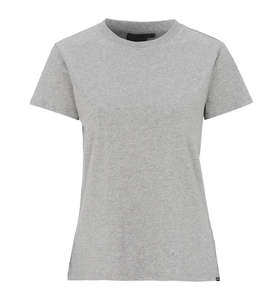 เสื้อยืดผู้หญิงคอกลมแขนสั้นใส่สบายคอกลมผ้าโพลีเอสเตอร์ผ้าคอตตอนพิมพ์ลายออกแบบได้ตามต้องการ - Product Image 6