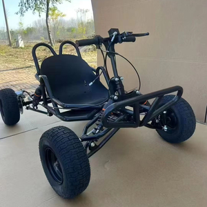 Scooter électrique tout-terrain vert à 4 roues, moteur sans balais 1000W, batterie au lithium, double suspension, contrôle par application, unisexe - Product Image 6