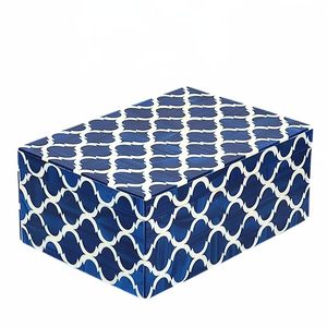 Caja de almacenamiento de joyería con incrustaciones de hueso de alta calidad, compartimentos cuadrados en forma de rectángulo para almacenar anillos, precio bajo ofrecido por HF CRAFTS - Product Image 4