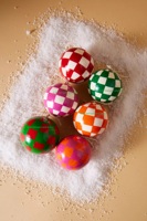 Support de sapin de Noël en papier mâché du Cachemire fait à la main Accessoires Boules inspirées de la nature pour une touche de charme du Cachemire