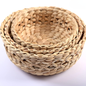 ชามผลไม้สำหรับห้องครัวชุดของ3ธรรมชาติธรรมชาติธรรมชาติของการนำเสนอผลิตภัณฑ์ที่เป็นมิตรกับสิ่งแวดล้อมขายส่งจากเวียดนาม - Product Image 1