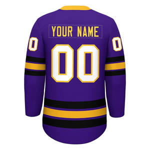 Jersey de hockey sobre hielo para hombres de alto rendimiento, de secado rápido, que absorbe la humedad, Jersey estampado personalizado para hombres - Product Image 5