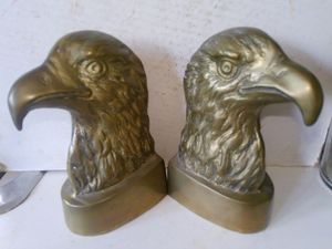 Serre-livres Modern Balance Line en argent brossé et or poli - Product Image 3