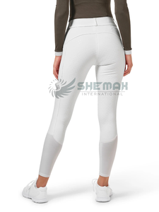 Culotte d'équitation pour femme matériau léger et durable respirant avec ceinture élastique pour un confort de conduite toute la journée - Product Image 6