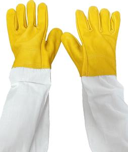 Guantes profesionales de apicultura para apicultor de cuero - Product Image 3