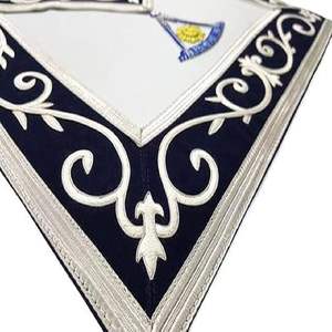 ถุงมือเครื่องราชกกุธภัณฑ์ระดับพรีเมี่ยมมีการปักตราสัญลักษณ์และวัสดุผ้าฝ้ายสำหรับพิธีการ - Product Image 4