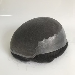Prothèse Capillaire <span class=keywords><strong>Homme</strong></span> de Qualité Supérieure 5x7 6x8 7x9, Base en Dentelle Ultra Fine, Nœuds Invisibles, Ligne Frontale Naturelle <span class=keywords><strong>pour</strong></span> Hommes Souffrant de Perte de <span class=keywords><strong>Cheveux</strong></span> - Product Image 4