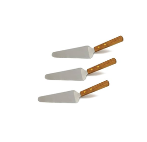 Serveur de gâteau de luxe en acier inoxydable avec poignée en bois restaurants utilisation de coupe de gâteau et Offre Spéciale d'utilisation de serveur - Product Image 2