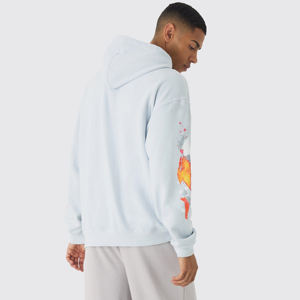 Custom Own Logo <b>Mens</b> High Quality Hoodies 100% Cotton <b>Thermal</b> Polyester Printed Pullover Plain Hoodie for <b>Men</b> - Product Image 6