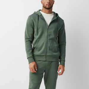 Sweat à capuche à fermeture éclair complète en molleton de coton personnalisé pour hommes, fermeture éclair coupe ajustée pour l'hiver, meilleur fabricant de sweat à capuche à vendre - Product Image 5
