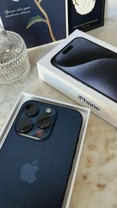 Top Selling Original iPh'' one 15 promax blue Titanium best selling - Product Image 3