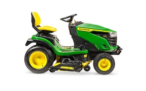 Tondeuse autoportée verte et jaune à essence monocylindre pour jardin domestique - Product Image 3