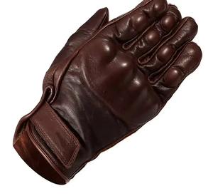 Gants de moto unisexes en cuir véritable, logo personnalisé, gants de course moto, meilleure qualité, meilleure gamme. - Product Image 3