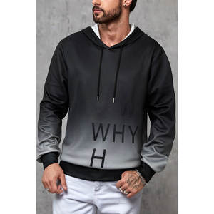 Sweat à capuche surdimensionné 100% coton, polaire premium, pull lourd, sweat à capuche thermique pour homme - Product Image 1