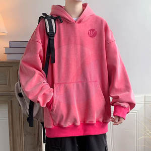 Sudaderas con Capucha para Hombre, Lavado Ácido, 100% Algodón, Forro Polar de Invierno, Resistentes al Viento, Servicio OEM, Precio Bajo, Superventas - Product Image 3