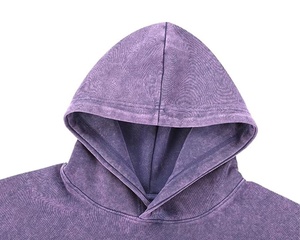Sudadera con Capucha para Hombre, Estilo Lavado Ácido, 100% Algodón, Ropa Urbana, Servicio OEM, Esencial para el Invierno - Product Image 5