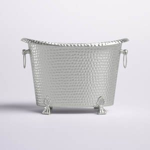 ถังน้ำแข็งทองเหลืองหรูหราพร้อมขาดีไซน์ทันสมัยทนทานพร้อมด้ามจับ - Product Image 5