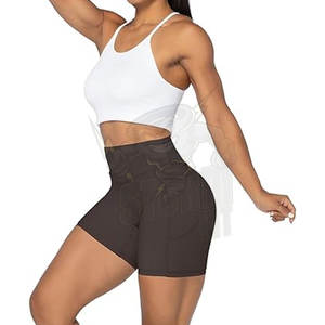 Pantalones cortos para correr sin costuras de cintura alta para mujer, mallas de yoga para gimnasio y entrenamiento - Product Image 5