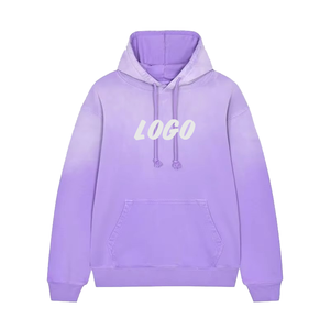 Sweat à capuche surdimensionné en éponge française 100% coton pour homme Streetwear de luxe avec cordon de serrage - Product Image 5