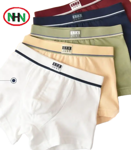 Calzoncillos bóxer de tiro medio para hombre, ropa de verano, lote de stock, ropa interior de calidad premium, mezcla de poliéster/algodón, suaves, excedentes - Product Image 4