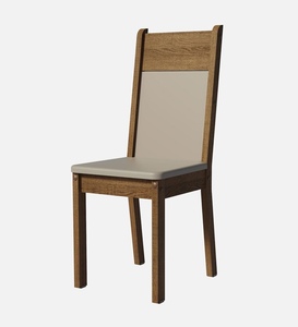 Elegante silla de madera moderna con cojines suaves Marco de metal duradero para el hogar Oficina Patio Comedor o muebles de baño - Product Image 3