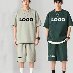 Les fabricants fournissent des t-shirts surdimensionnés personnalisés de haute qualité de couleur unie 280 grammes 100% coton T-shirts pour hommes 2024 nouveau design - Product Image 6