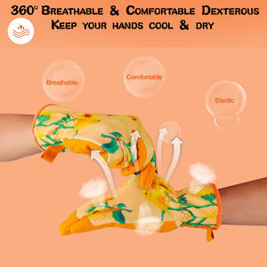 Gants de travail en cuir pour femmes en gros, gants tactiles pour écran tactile, gants de protection pour le jardin, la cour, l'agriculture et l'entretien des plantes - Product Image 3