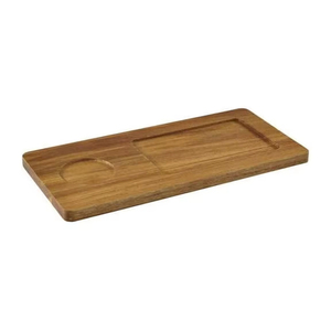 Assiette de charcuterie de service en bois pour hacher la viande Fruits fromage pas cher prix plateau de service en bois d'acacia naturel plateau de service bio - Product Image 6