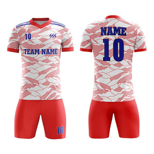 ชุดกีฬาทีมฟุตบอลแบบสั้นของผู้ชายเสื้อกีฬาแบบระเหิดสำหรับผู้ใหญ่ - Product Image 2