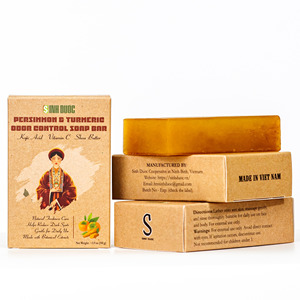 Jabón orgánico caqui cúrcuma OEM ODM fábrica de etiqueta privada - Product Image 3