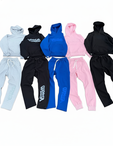 Survêtement confortable pour homme, broderie, 100% coton molletonné, haute qualité et élégant, idéal en plusieurs couleurs, respirant, séchage rapide - Product Image 1