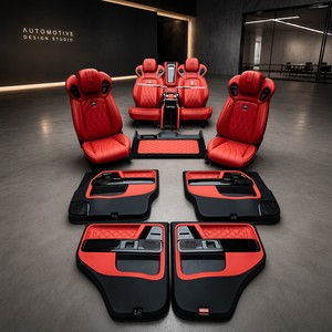 Sedile Sportivo VIP di Lusso per Mercedes-Benz <span class=keywords><strong>Classe</strong></span> G W463 W464, Upgrade con Tavolino da Aereo, Frigorifero <span class=keywords><strong>a</strong></span> Compressore, Pelle Nappa - Product Image 1