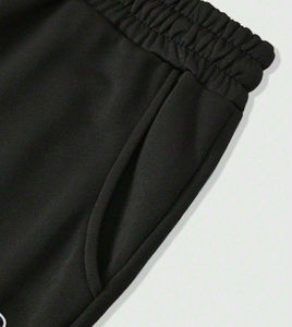 Pantalon de survêtement décontracté en tissu Oxford écologique, coupe ample, avec cordon de serrage, jambe évasée, 100% coton, streetwear 2025 - Product Image 5