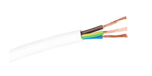 100m. Tubo rotondo bianco 2x2,5mm² - Product Image 1