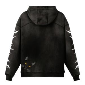 Nouveaux sweats à capuche zippés élégants pour hommes, personnalisés, respirants, 100% coton, surdimensionnés, sweats à capuche zippés à motif animal pour homme - Product Image 6