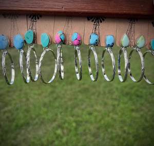 Sterling <b>Silver</b> <b>Stud</b> Hoops Minimalist Everyday Earrings for Women Lightweight <b>Small</b> Hoop Jewelry - Product Image 6