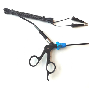 Pinces bipolaires endoscopiques au prix de gros avec source d'alimentation manuelle, conception à tête droite - Product Image 1