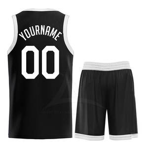 Uniforme de Baloncesto para Hombre, Diseño Nuevo, Talla Grande, Transpirable, Personalizado con Costuras, Ropa Deportiva - Product Image 2