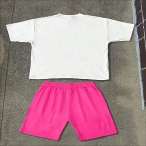 Impression DTG personnalisée pour hommes 100% coton Street Wear ensemble de shorts graphiques tissu tricoté respirant pour des vêtements élégants et décontractés - Product Image 3