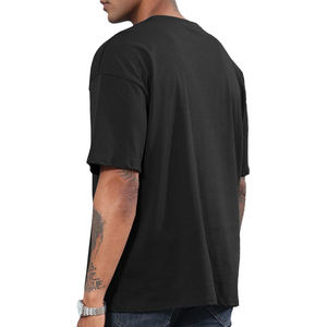 Camisetas de gran tamaño para hombre con etiqueta privada personalizada en diferentes tamaños y colores Camiseta de gran tamaño para hombre de uso informal de tendencia superior - Product Image 5