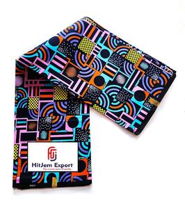 Bright Multicolor African Wax Print and Ankara Cambric Cotton Fabric High Quality for Traditional Clothing and Crafts Botswana - Product Image 3