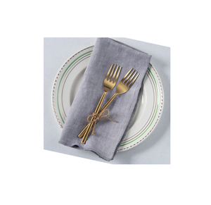 ช้อนส้อมทองเหลืองแบบคลาสสิกเครื่องใช้บนโต๊ะอาหาร - Product Image 3