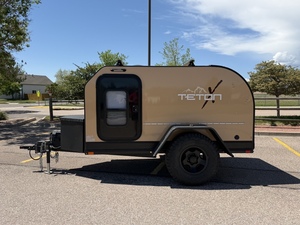 Offroad Foldable Aluminum Teardrop Trailer Camper <b>Slide</b>-Out Kitchen Double Shock Independent Suspension 4 Person <b>Plastic</b> - Product Image 1