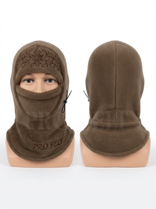 Fabricant de vêtements d'hiver sur mesure de qualité supérieure, masques en polaire ultra doux et confortables pour l'hiver, unisexe - Product Image 3