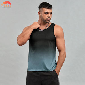 Débardeur de sport personnalisé pour homme, tricoté, brodé, sans manches, respirant, style décontracté, pour la musculation - Product Image 4